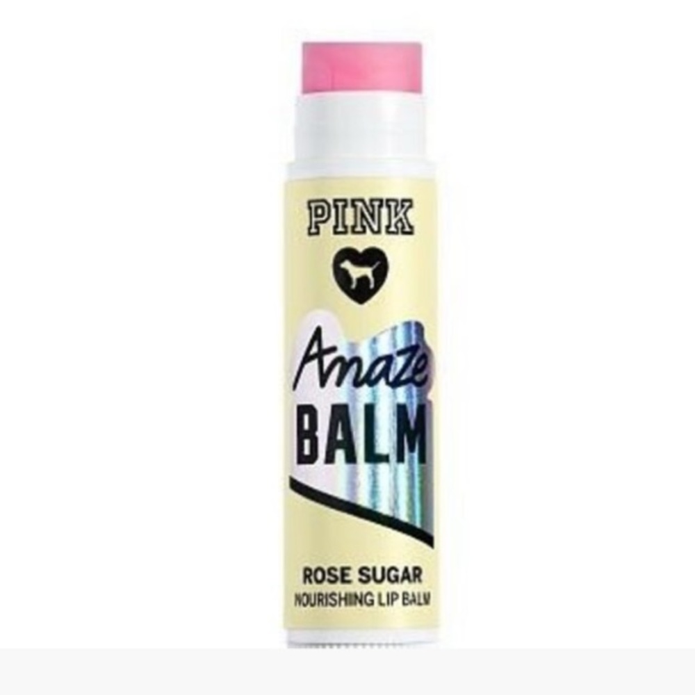Vs Victorias Secret PINK AMAZE-BALM Moisturizing Lip Chapstick Rose Sugar